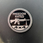 Freedom Rated Jeep Badge (Universal)