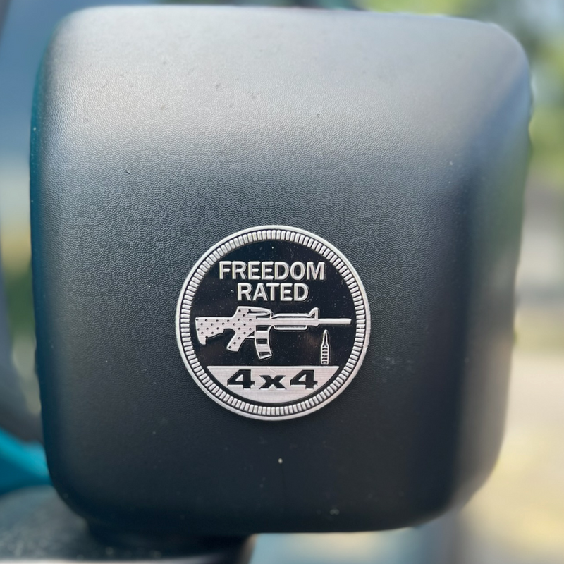 Freedom Rated Jeep Badge (Universal) – Jeep World