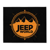 Jeep World Throw Blanket