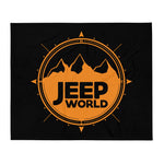 Jeep World Throw Blanket