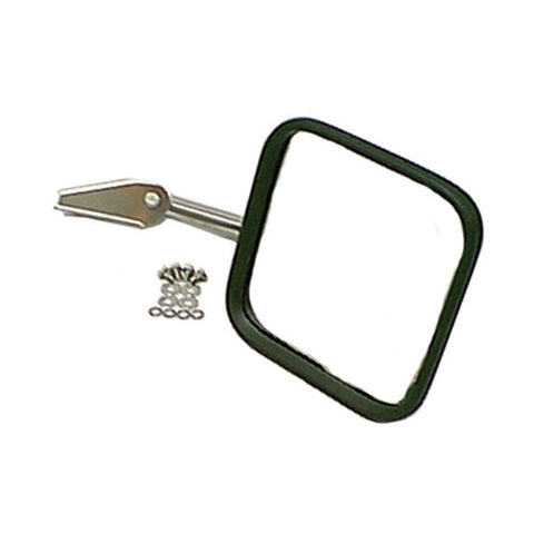 Mirror Head and Arm, Stainless Steel, Right, Convex Glass