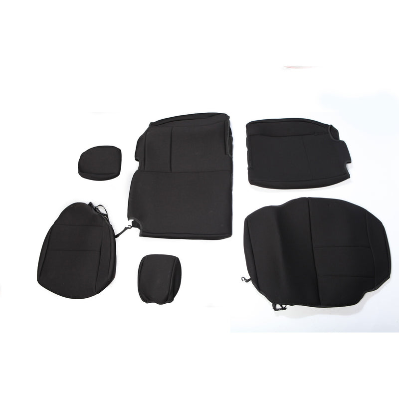 Neoprene Rear Seat Cover, Black by Rugged Ridge ('07-'18 Jeep Wrangler JKU)