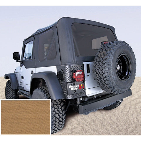 Soft Top, Spice, Tinted Windows, For 1997-2002 Wrangler TJ