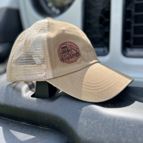 Trucker Hat unisex Snapback - Go Topless olivewash-hat