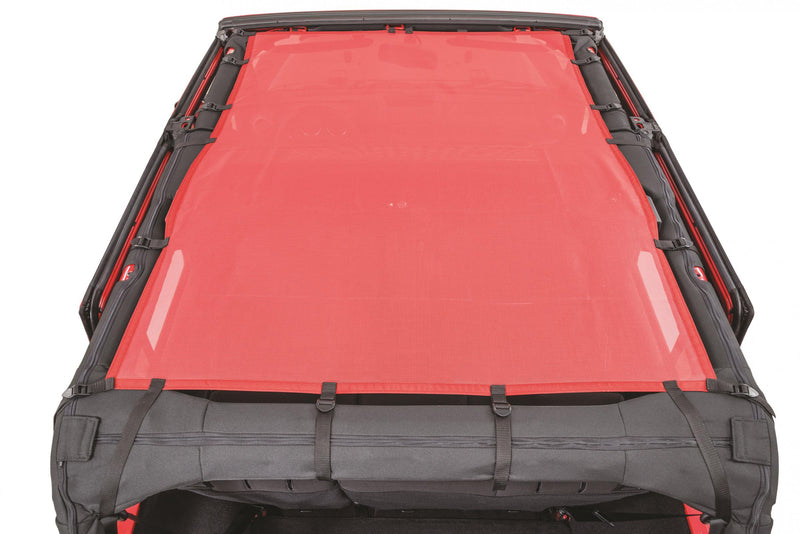 ShadeMaster Bimini Top Plus, Black, by MasterTop ('07 - '18 Wrangler JK 4-Door)