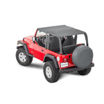 Bimini Top Plus, Black Diamond, by MasterTop ('97 - '06 Wrangler TJ)