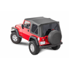 Soft Top Replacement, Tinted Glass, No Doorskins, Black, by MasterTop ('97 - '06 Wrangler TJ)