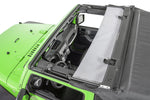 Soft Top Replacement, Tinted Glass, No Doorskins, Black, by MasterTop ('07 - '12 2-Door Wrangler JK)