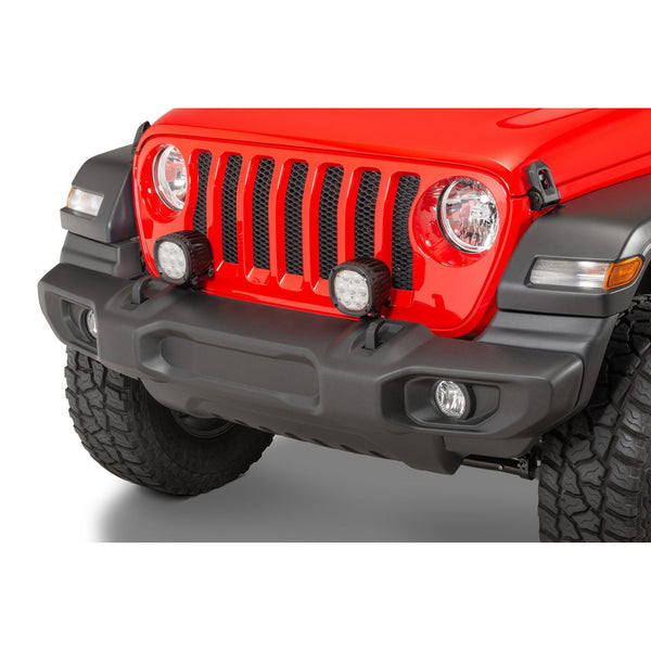 Bumper-mount Light Bracket by Mopar (2018+ Wrangler JL, 2020+ Gladiato ...