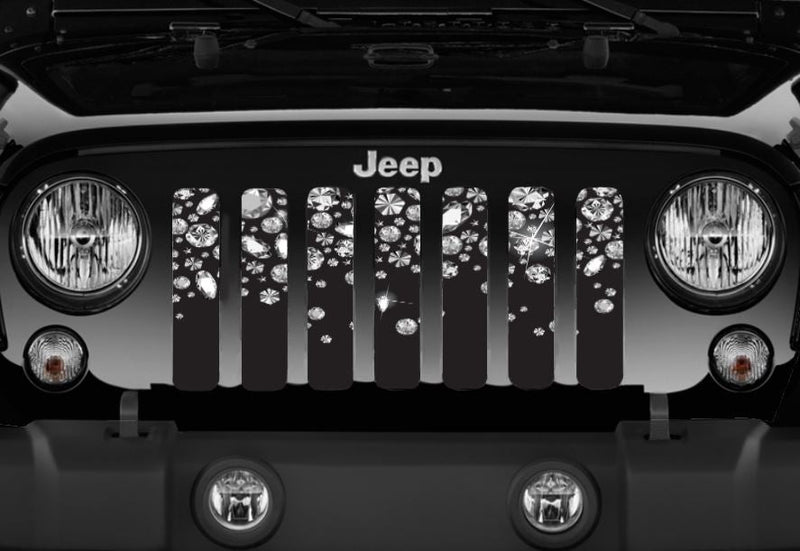 Black Elegance Jeep Grille Insert