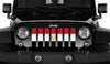 Egyptian Flag Jeep Grille Insert