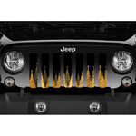 Gold Christmas Trees Jeep Grille Insert