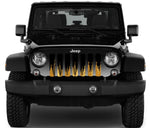 Gold Christmas Trees Jeep Grille Insert