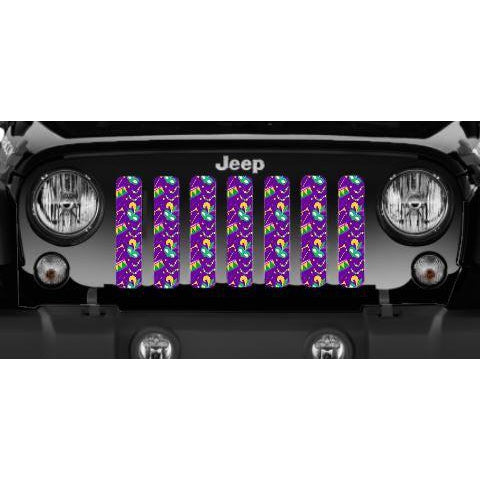 Mardi Gras Jeep Grille Insert