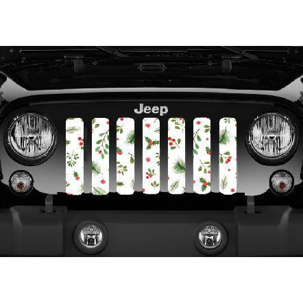 Under The Mistletoe Jeep Grille Insert