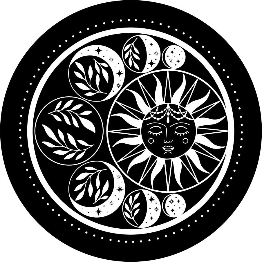 Moon Phase Around The Sun Spare Tire Cover – Jeep World