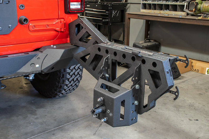 Rear Bumper and Tire Carrier by DV8 Offroad (18+ Wrangler JL)