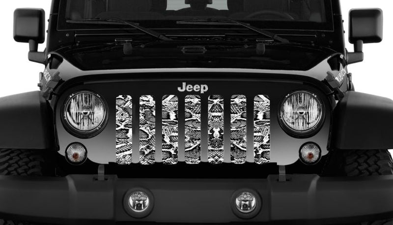 Snake Skin Jeep Grille Insert