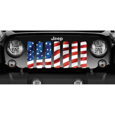 American Flag Jeep Tumbler