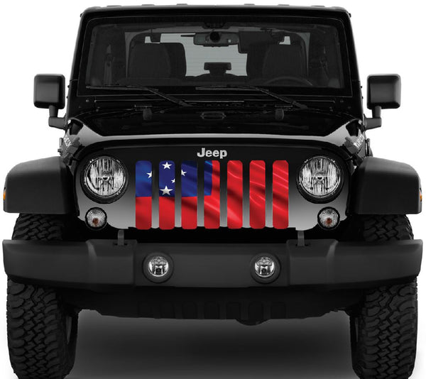 Jeep Wrangler Waving Samoan Flag Grille Insert | Dirty Acres – Jeep World